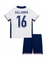 Anglie Conor Gallagher #16 Domácí dres pro děti ME 2024 Krátký Rukáv (+ trenýrky)